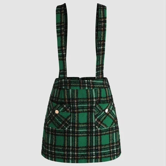 Cider Dresses | Cider Tweed Dress | Color: Green | Size: Xs | Shaniboga's Closet